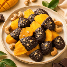 DARK CHOCOLATE & CASHEW DIPPED DRIED MANGO
