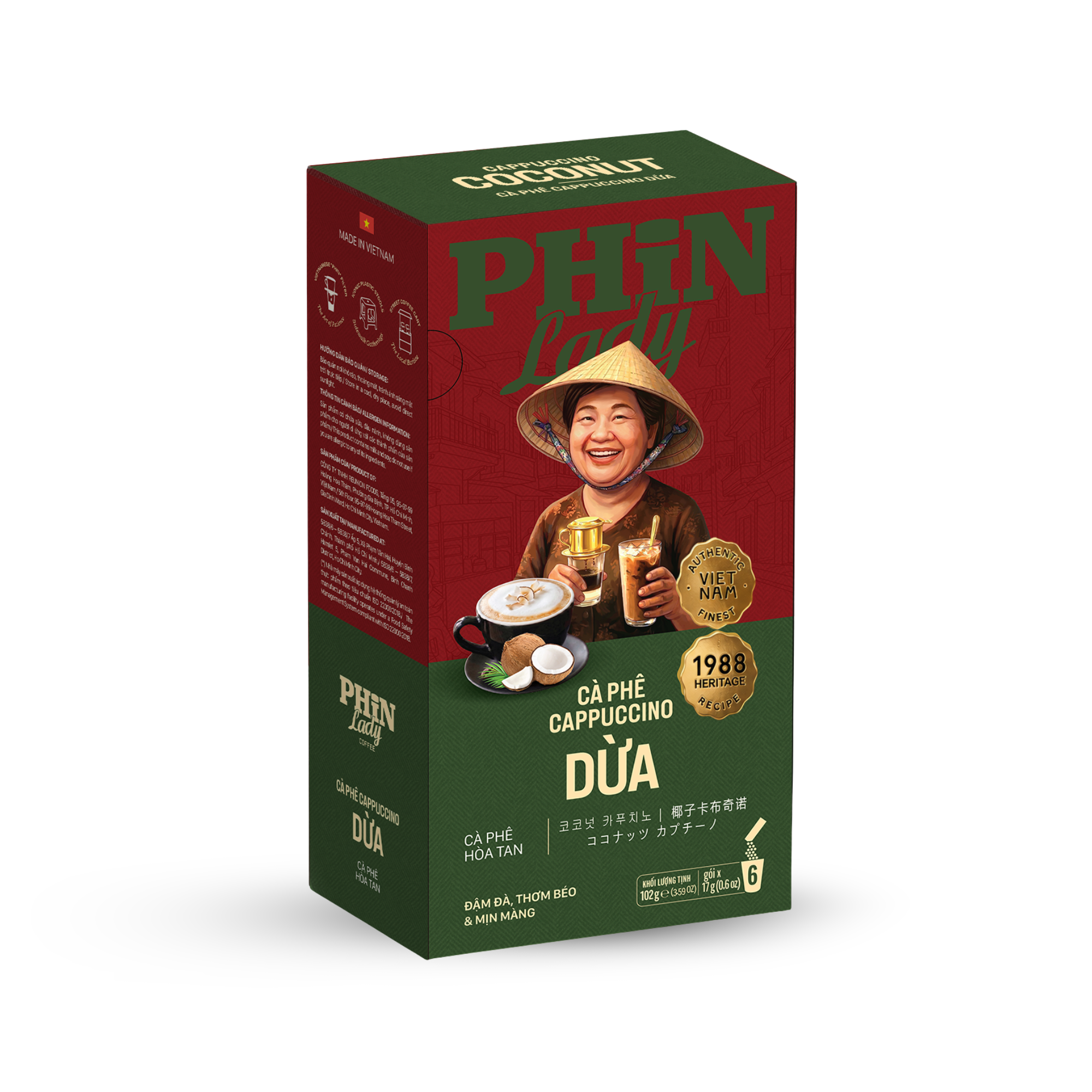 Coconut Cappuccino (6 packs)