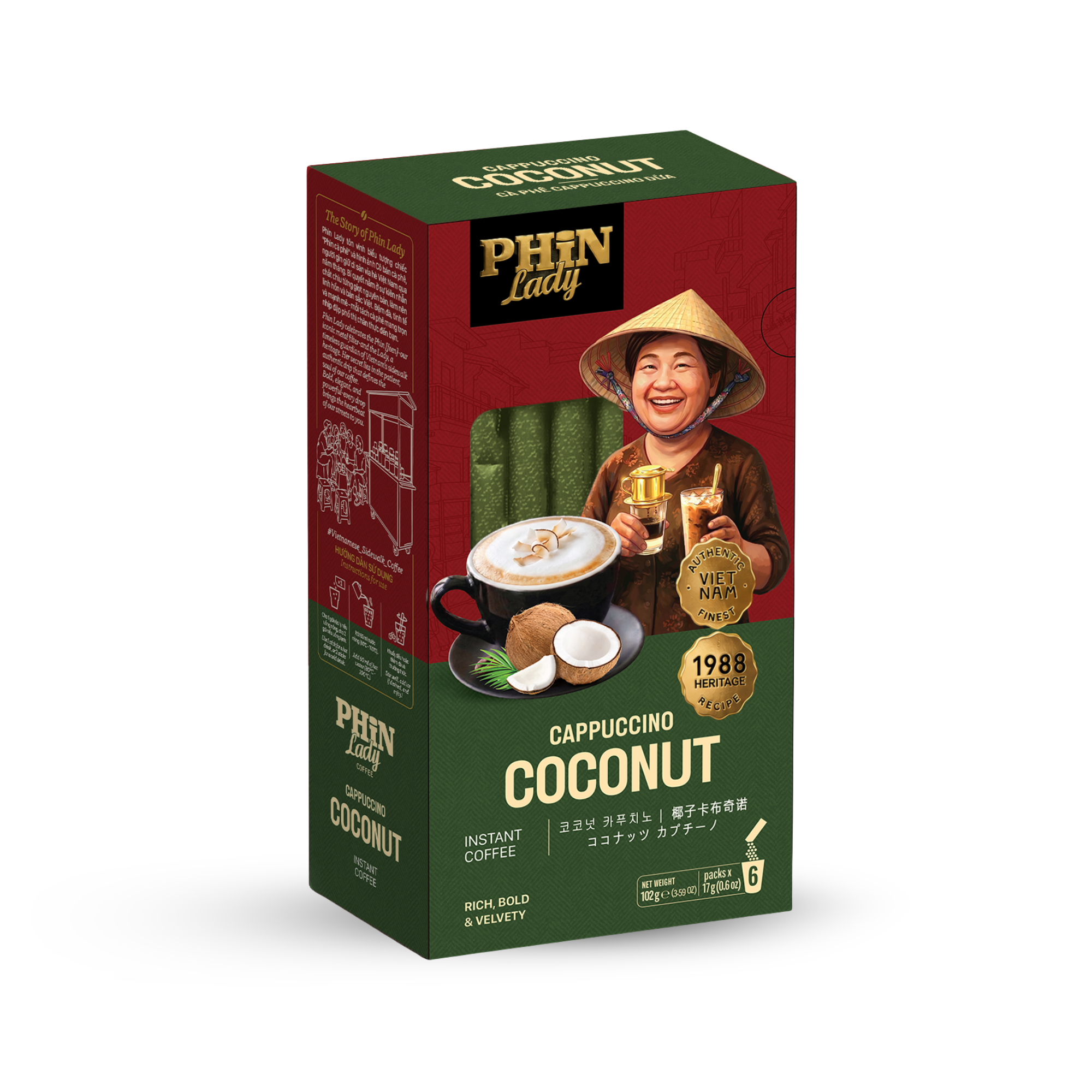 Coconut Cappuccino (6 packs)